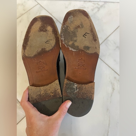 Rangoni Firenze Black Italian Leather Men’s Oxford Dress Shoe size 9 - Picture 9 of 11